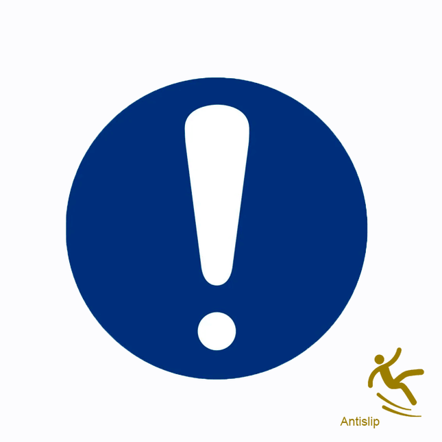 Advarselsklistermærke - Ø40 cm - R9