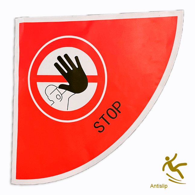 Klistermærke advarsel - 90 cm