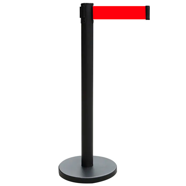 Afzetpalen met Rood Trekband