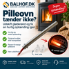 Pilleovn tænder ikke