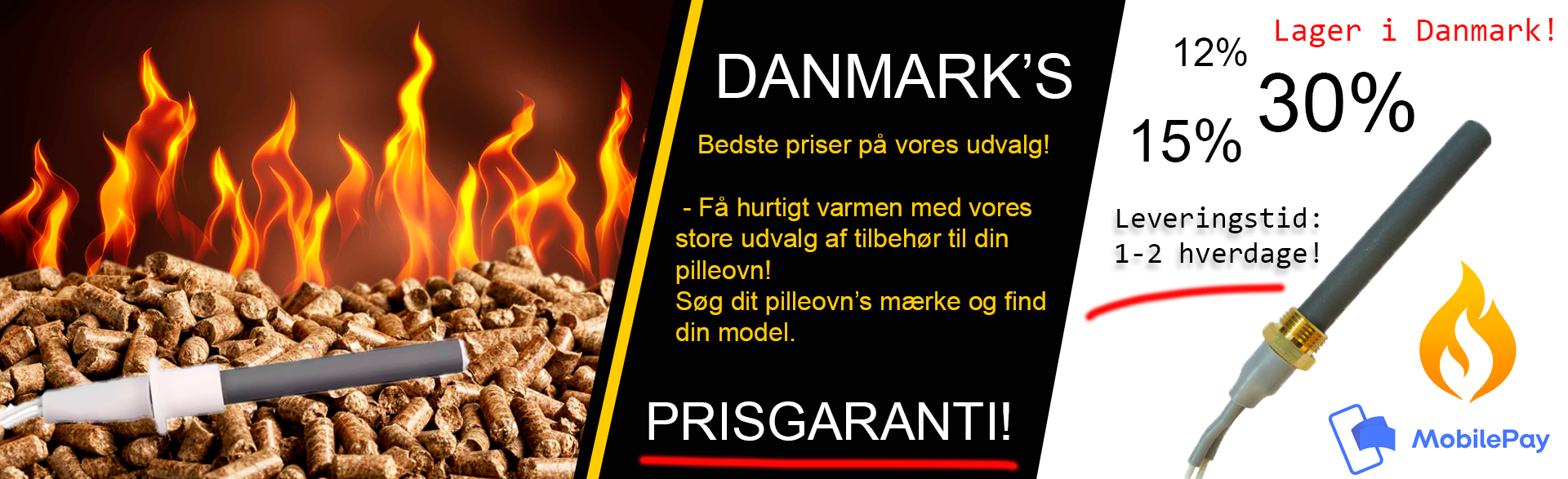 Extraflame – Driftssikkert gløderør til din pilleovn