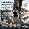 Skridsikre GRP-lister – Den komplette guide til sikker udendørs skridsikring