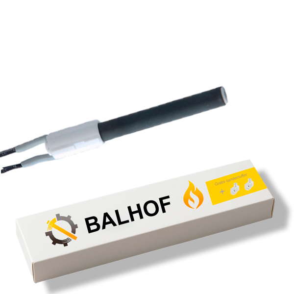 Glödstift keramiskt runt för pelletskamin 300 Watt