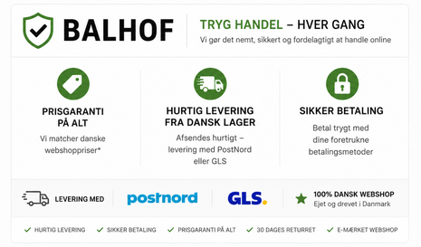Dansk Firma & Hurtig levering!